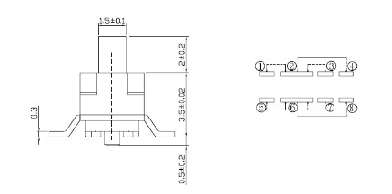 橫柄撥動開關尺寸 橫柄撥動開關尺寸
